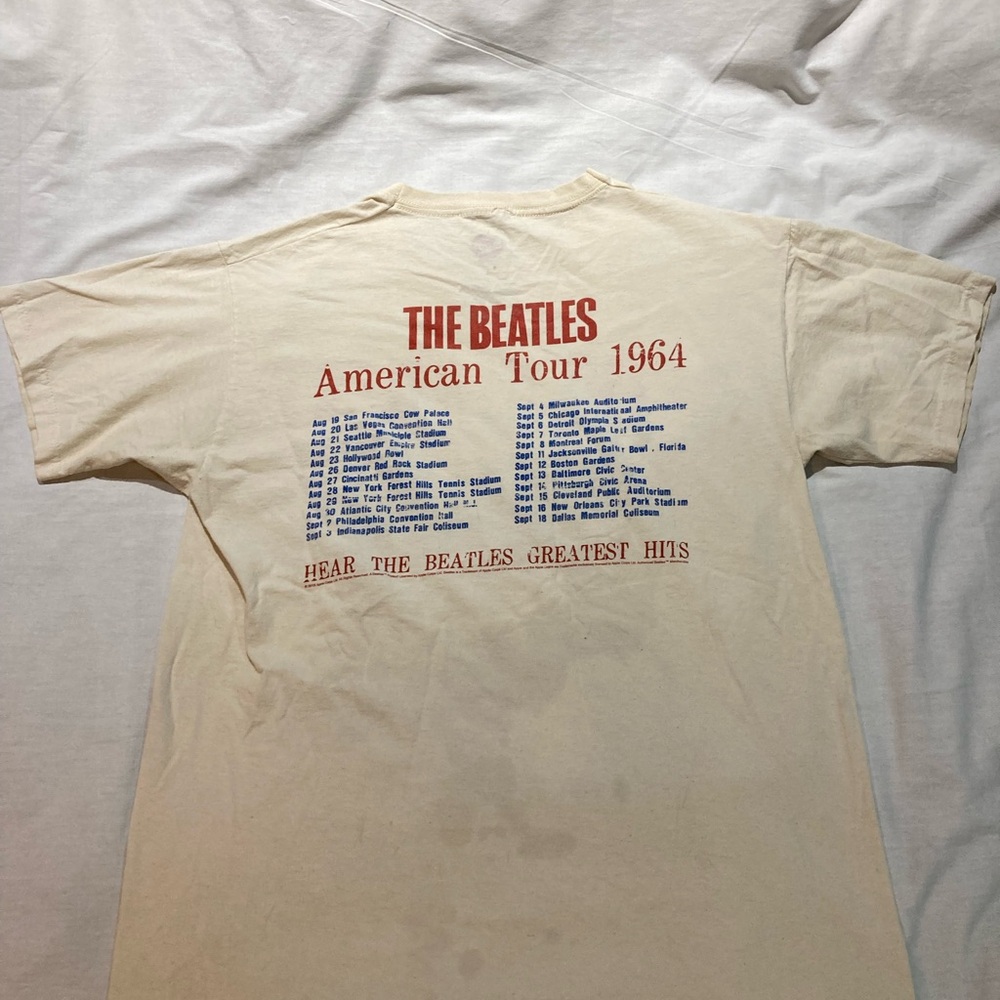 The Beatles American Tour 1963 T-shirt, Men’s size medium - Picture 4 of 7